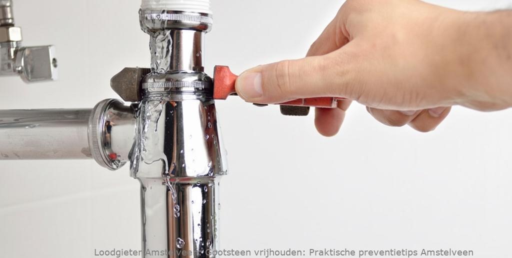 Gootsteen Preventietips Verstopping Amstelveen