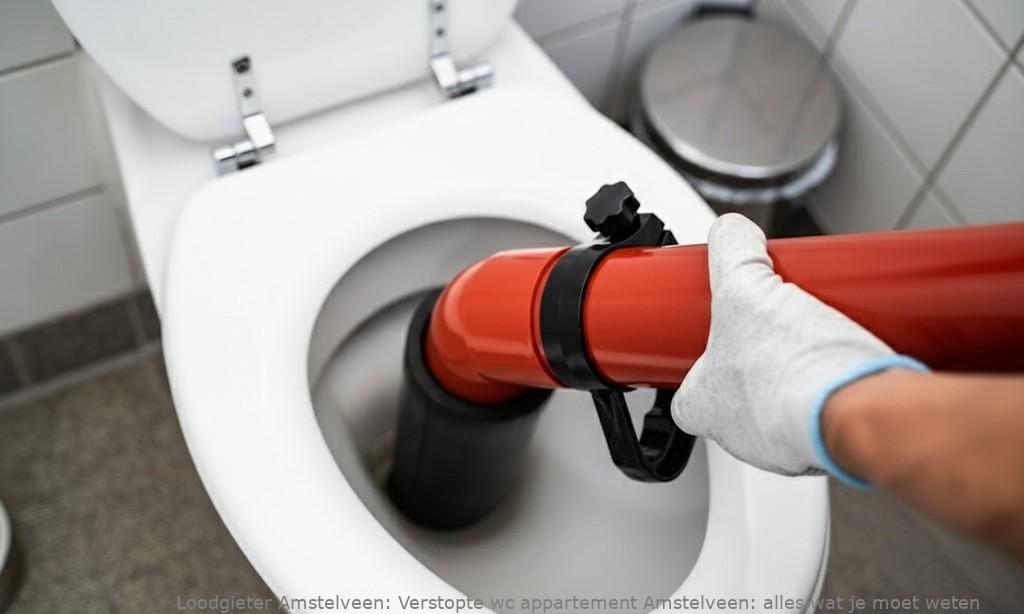 Verstopte Wc Appartement Amstelveen